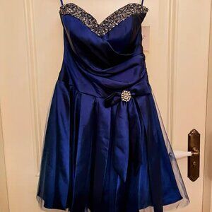 blue dress small size